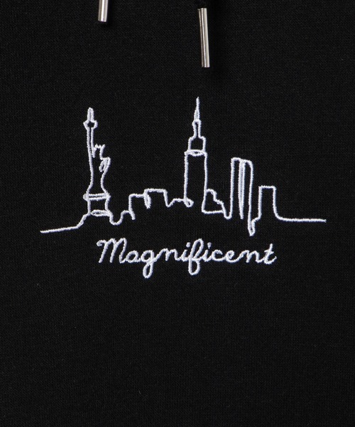 WEGO（ウィゴー）の「WEGO/シティーモチーフ刺繍プルパーカー（スウェット・メンズ・ホワイト/ブラック・SMALL/MEDIUM/LARGE）」の13枚目の写真