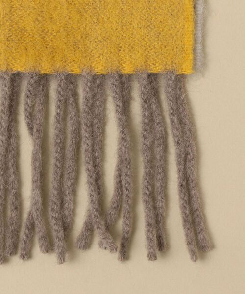 Begg & Co（ベグアンドコー）の「【SHIPS別注】BEGG: ラムウール/アンゴラ マルチボーダー マフラー（マフラー・メンズ・グレー/カーキ/ネイビー・ONE SIZE）」の13枚目の写真