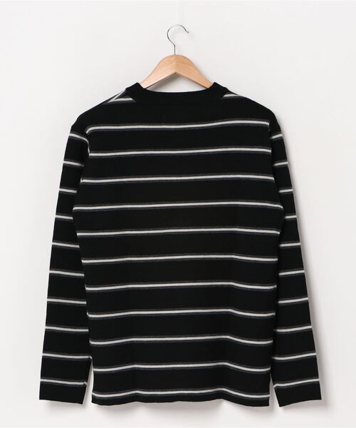 Request（リクエスト）の「【REQUEST】ミラノリブ ボーダーニット（ニット/セーター・メンズ・ブラック系その他/グレー系その他・2/3）」の3枚目の写真