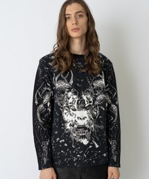 【White Mountaineering】スウェットTシャツ'ダークヒーロー'/WM1973520