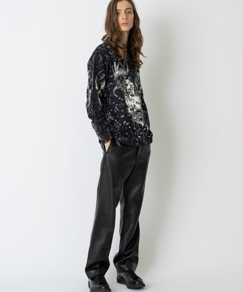 WHITE MOUNTAINEERING(ホワイトマウンテニアリング)の「【White Mountaineering】スウェットTシャツ'ダークヒーロー'/WM1973520(スウェット・メンズ・ホワイト/ブラック・2/4/3/1)」の9枚目の写真