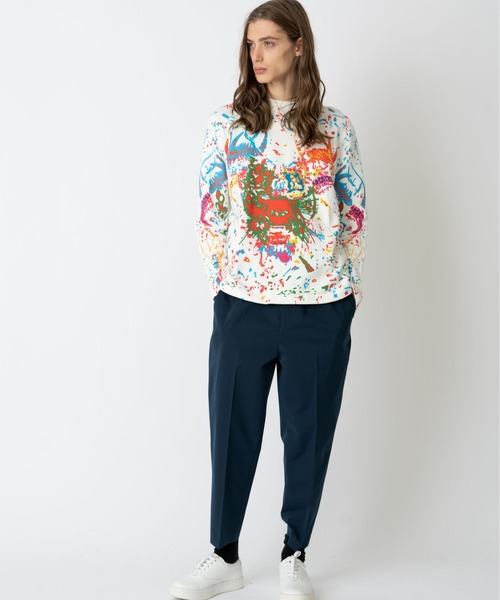 WHITE MOUNTAINEERING(ホワイトマウンテニアリング)の「【White Mountaineering】スウェットTシャツ'ダークヒーロー'/WM1973520(スウェット・メンズ・ホワイト/ブラック・2/4/3/1)」の3枚目の写真