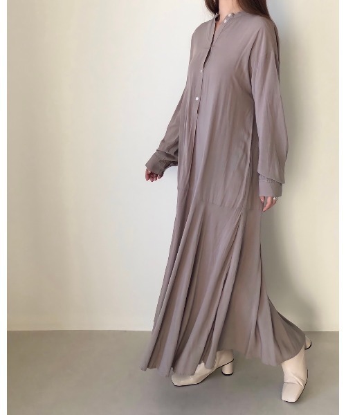 Cle クレ の レーヨンフレアロングワンピース ワンピース Wear Cle クレ の レーヨンフレアロングワンピース ワンピース Wear