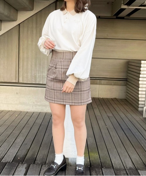 apres jour（アプレジュール）の「ロゴ入りポロシャツ【ZOZOTOWN限定アイテム】（Tシャツ/カットソー・レディース・ダークブルー/アイボリー/ブラウン系その他/ブラック・フリー/X-LARGE）」の11枚目の写真