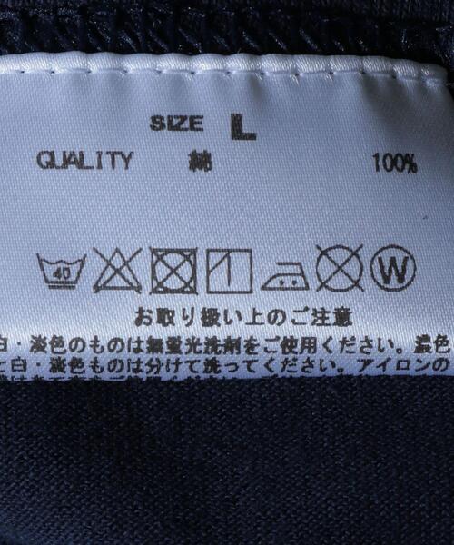 6(ロク)の「<6(ROKU)>FOR THE GIRLS T-SHIRT/Tシャツ Ψ(Tシャツ/カットソー・レディース・ネイビー・MEDIUM/LARGE)」の5枚目の写真