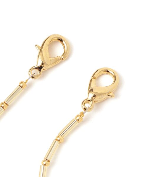 Casselini（キャセリーニ）の「casselini:２WAYビーズマスクチェーン（マスク・レディース・ゴールド/シルバー・ONE SIZE）」の4枚目の写真