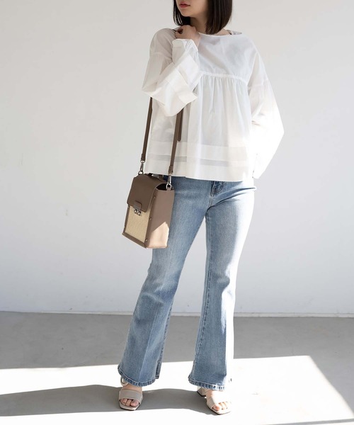 FREE'S MART（フリーズマート）の「メタルフラットボックスバッグ（ショルダーバッグ・レディース・ブラック/グレー・ﾌﾘ-）」の15枚目の写真