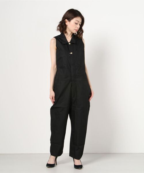 UNIVERSAL OVERALL（ユニバーサルオーバーオール）の「【UNIVERSAL OVERALL/ユニバーサルオーバーオール 】SLEEVELESS ALL IN ONE（つなぎ/オールインワン・レディース・ブラック/ブルー/カーキ・FREE）」の17枚目の写真