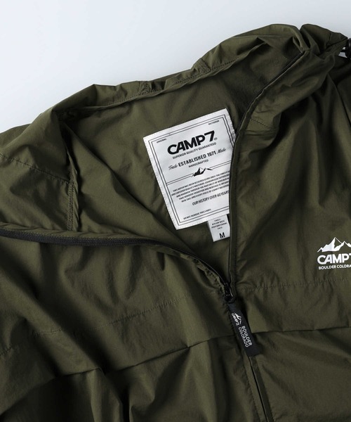 CAMP7（キャンプセブン）の「【CAMP7】パッカブルシャツアウター（マウンテンパーカー・レディース・オリーブ/ブラック・M/L）」の17枚目の写真