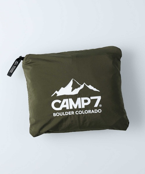 CAMP7（キャンプセブン）の「【CAMP7】パッカブルシャツアウター（マウンテンパーカー・レディース・オリーブ/ブラック・M/L）」の21枚目の写真