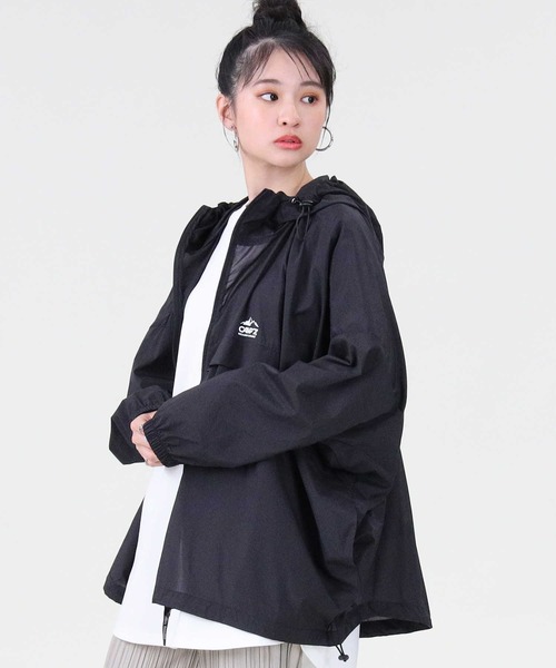 CAMP7（キャンプセブン）の「【CAMP7】パッカブルシャツアウター（マウンテンパーカー・レディース・オリーブ/ブラック・M/L）」の4枚目の写真