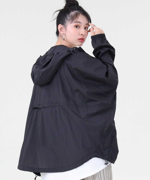 CAMP7（キャンプセブン）の「【CAMP7】パッカブルシャツアウター（マウンテンパーカー・レディース・オリーブ/ブラック・M/L）」の6枚目の写真