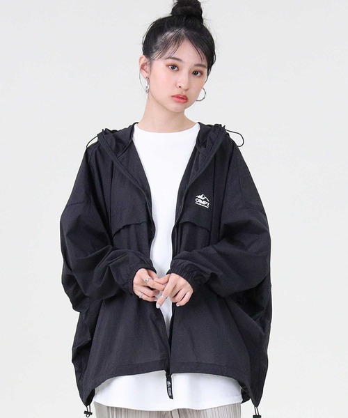 CAMP7（キャンプセブン）の「【CAMP7】パッカブルシャツアウター（マウンテンパーカー・レディース・オリーブ/ブラック・M/L）」の7枚目の写真