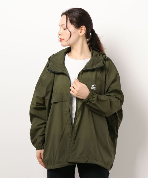 CAMP7（キャンプセブン）の「【CAMP7】パッカブルシャツアウター（マウンテンパーカー・レディース・オリーブ/ブラック・M/L）」の3枚目の写真