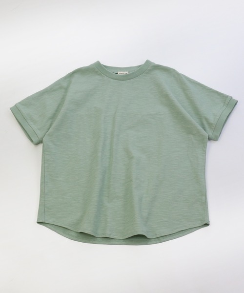 JAM & LINK（ジャムアンドリンク）の「【WEARISTA花音ちゃんコラボ】ビックシルエットTシャツ（Tシャツ/カットソー・キッズ・レッド/ベージュ/ライトグリーン/ブラック/オフホワイト・120cm/150cm/90cm/110cm/100cm/140cm/130cm）」の4枚目の写真