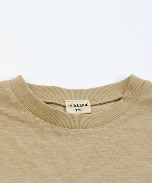 JAM & LINK（ジャムアンドリンク）の「【WEARISTA花音ちゃんコラボ】ビックシルエットTシャツ（Tシャツ/カットソー・キッズ・レッド/ベージュ/ライトグリーン/ブラック/オフホワイト・120cm/150cm/90cm/110cm/100cm/140cm/130cm）」の8枚目の写真