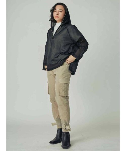 THE DAYZ TOKYO(ザデイズトーキョー)の「【THE DAYZ TOKYO】シーアーパーカー(シャツ/ブラウス・レディース・オフホワイト/ブラック/ベージュ・FREE)」の8枚目の写真