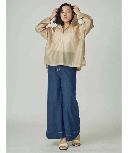 THE DAYZ TOKYO(ザデイズトーキョー)の「【THE DAYZ TOKYO】シーアーパーカー(シャツ/ブラウス・レディース・オフホワイト/ブラック/ベージュ・FREE)」の12枚目の写真