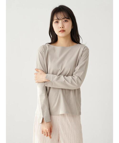 earth music&ecology（アースミュージックアンドエコロジー）の「SET2点レースキャミワンピース+カットプルオーバー ＊（ワンピース・レディース・チャコールグレー/グレイッシュベージュ/アイボリー・FREE）」の12枚目の写真