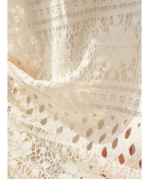 earth music&ecology（アースミュージックアンドエコロジー）の「SET2点レースキャミワンピース+カットプルオーバー ＊（ワンピース・レディース・チャコールグレー/グレイッシュベージュ/アイボリー・FREE）」の20枚目の写真