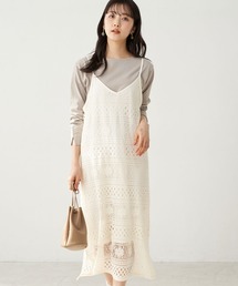 earth music&ecology | SET2点レースキャミワンピース+カットプルオーバー ＊(ワンピース)