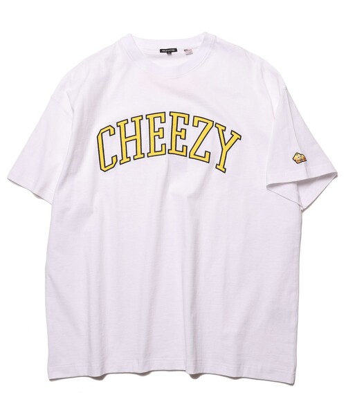 FREAK'S STORE（フリークスストア）の「WEB限定 カレッジロゴ 刺繍デザインTシャツ/CHEEZY（Tシャツ/カットソー・メンズ・ホワイト/ブラック/ベージュ/サックスブルー/ピンク・SMALL/MEDIUM/LARGE）」の20枚目の写真