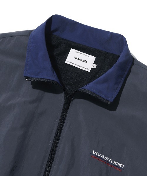 VIVASTUDIO（ビバスタジオ）の「TRACK JACKET（ブルゾン・メンズ・チャコール/ブラック・MEDIUM/LARGE）」の8枚目の写真