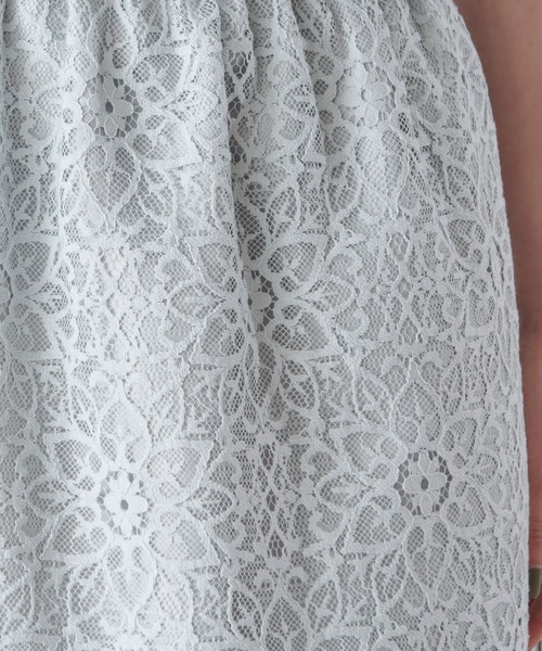 ASTORIA ODIER（アストリアオディール）の「ウエストゴムレースタイトスカート（スカート・レディース・イエロー/ライトグレー/ホワイト/ネイビー/ピンク・MEDIUM/X-SMALL/SMALL）」の15枚目の写真