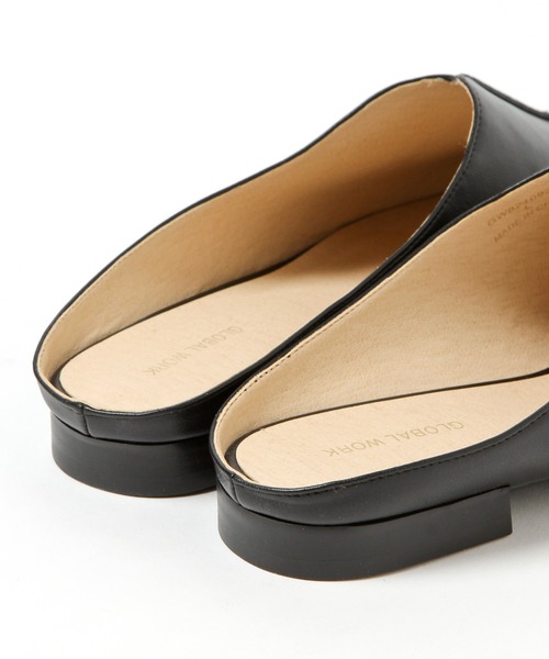 GLOBAL WORK（グローバルワーク）の「バブーシュスリッパ/938608（その他シューズ・レディース・オフホワイト/ブラック・MEDIUM/LARGE）」の8枚目の写真