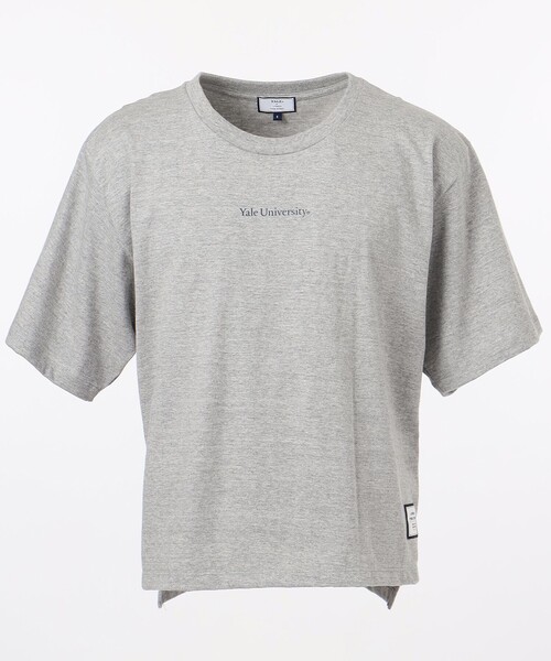 J.PRESS YORK STREET(ジェイプレスヨークストリート)の「【UNISEX】天竺 YALE UNIVERSITTY Tシャツ(Tシャツ/カットソー・メンズ・ホワイト系/ライトグレー系・SMALL/MEDIUM/LARGE)」の1枚目の写真