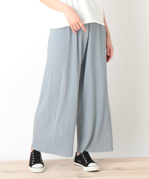 Cutie Blonde（キューティーブロンド）の「◆【S-L】プリーツカットパンツ（その他パンツ・レディース・ブラック/ブルー/アイボリー/ベビーピンク・01/02/03）」の4枚目の写真