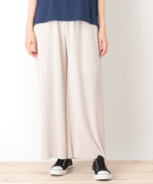 Cutie Blonde（キューティーブロンド）の「◆【S-L】プリーツカットパンツ（その他パンツ・レディース・ブラック/ブルー/アイボリー/ベビーピンク・01/02/03）」の2枚目の写真