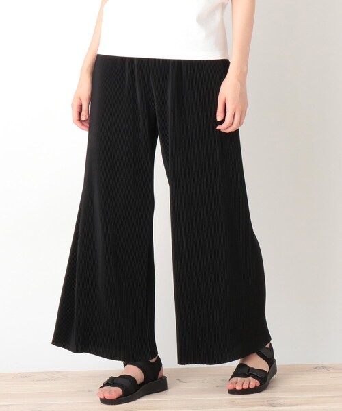 Cutie Blonde（キューティーブロンド）の「◆【S-L】プリーツカットパンツ（その他パンツ・レディース・ブラック/ブルー/アイボリー/ベビーピンク・01/02/03）」の3枚目の写真