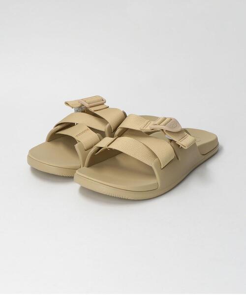Chaco(チャコ)の「<CHACO>CHILLOS SLIDE サンダル(サンダル・レディース・ベージュ/ブラック・8/6/7/5)」の8枚目の写真