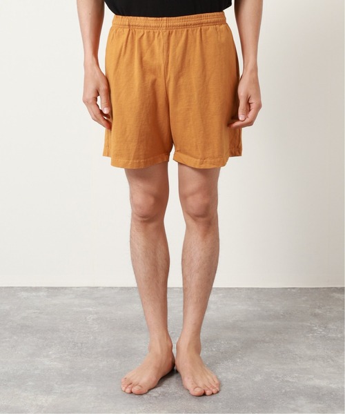 LOS ANGELES APPAREL（ロサンゼルスアパレル）の「【LA APPAREL / ロサンゼルスアパレル】HEAVY JERSEY GARMENT DYE GYM SHORTS（その他パンツ・メンズ・オレンジ/ブラック/ネイビー/グリーン/ライトイエロー・LARGE/MEDIUM/X-LARGE）」の8枚目の写真