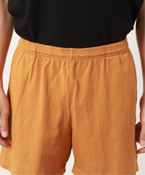 LOS ANGELES APPAREL（ロサンゼルスアパレル）の「【LA APPAREL / ロサンゼルスアパレル】HEAVY JERSEY GARMENT DYE GYM SHORTS（その他パンツ・メンズ・オレンジ/ブラック/ネイビー/グリーン/ライトイエロー・LARGE/MEDIUM/X-LARGE）」の12枚目の写真