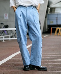 【Adoon plain】デニムカーゴパンツ