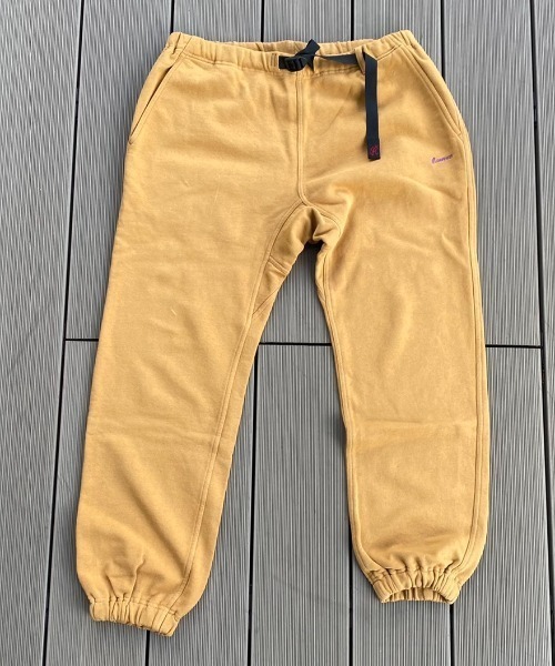 Gramicci(グラミチ)の「GRAMICCI/グラミチ 別注 SWEAT PANTS 別注スウェットパンツ GUP-21F1924 ワンマイルウエア(スウェットパンツ・メンズ・ブラック/マスタード/グレー・LARGE/SMALL/MEDIUM/X-LARGE)」の6枚目の写真