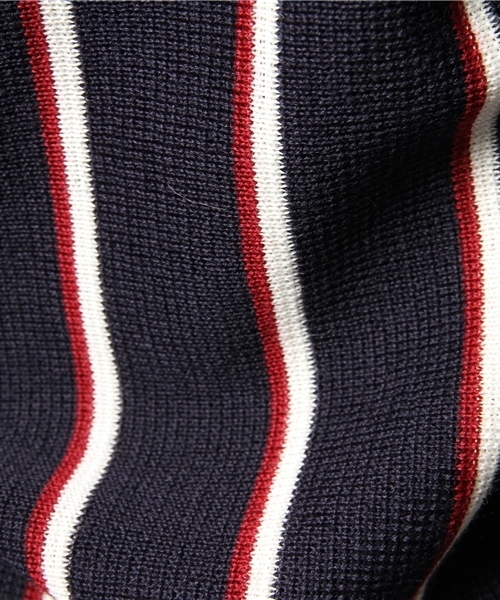 ESTNATION(エストネーション)の「ESTNATION ストライプニット(ニット/セーター・レディース・グレー/ネイビー・38)」の9枚目の写真