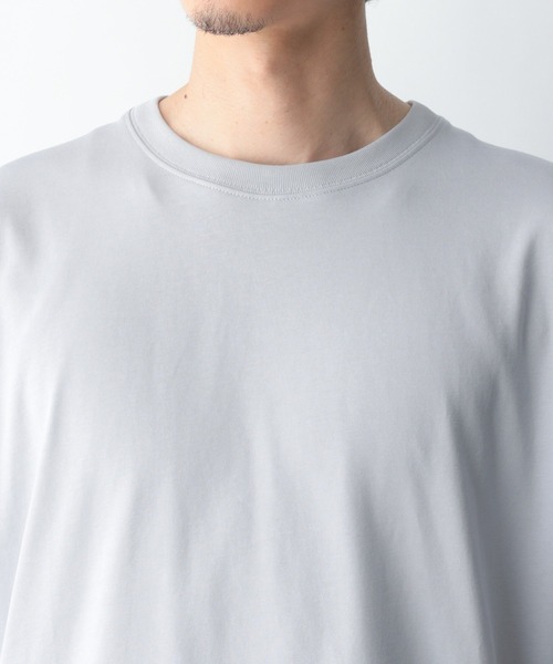 GLOBAL WORK（グローバルワーク）の「シャーベッTEEレイヤードＭ/952104（Tシャツ/カットソー・メンズ・ライトグレー/ブラック/ブルー/ライトイエロー/グリーン/ダークブラウン・SMALL/MEDIUM/LARGE/X-LARGE）」の9枚目の写真