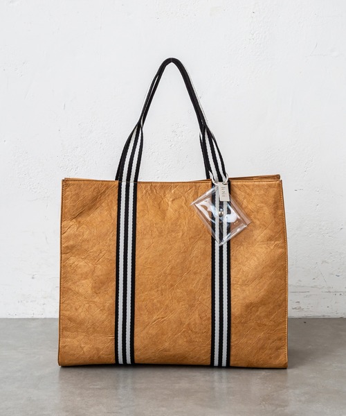 loti(ロティ)の「WEB限定 loti ラインハンドルトート(トートバッグ・レディース・ベージュ/オフホワイト・FREE)」の4枚目の写真