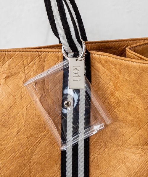 loti(ロティ)の「WEB限定 loti ラインハンドルトート(トートバッグ・レディース・ベージュ/オフホワイト・FREE)」の7枚目の写真