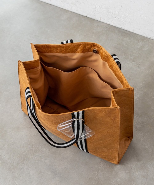 loti(ロティ)の「WEB限定 loti ラインハンドルトート(トートバッグ・レディース・ベージュ/オフホワイト・FREE)」の9枚目の写真