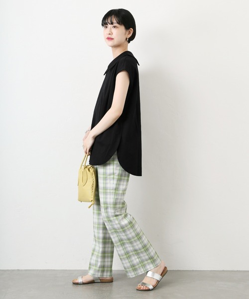 JOURNAL STANDARD(ジャーナルスタンダード)の「《WEB限定》オーガニックコットンポンチプルオーバー◆(Tシャツ/カットソー・レディース・ブラック/ネイビー・FREE)」の3枚目の写真