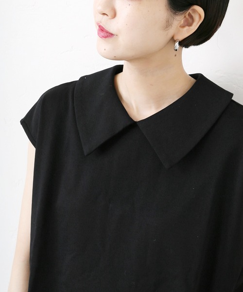 JOURNAL STANDARD(ジャーナルスタンダード)の「《WEB限定》オーガニックコットンポンチプルオーバー◆(Tシャツ/カットソー・レディース・ブラック/ネイビー・FREE)」の17枚目の写真