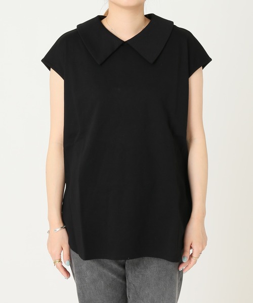 JOURNAL STANDARD(ジャーナルスタンダード)の「《WEB限定》オーガニックコットンポンチプルオーバー◆(Tシャツ/カットソー・レディース・ブラック/ネイビー・FREE)」の4枚目の写真