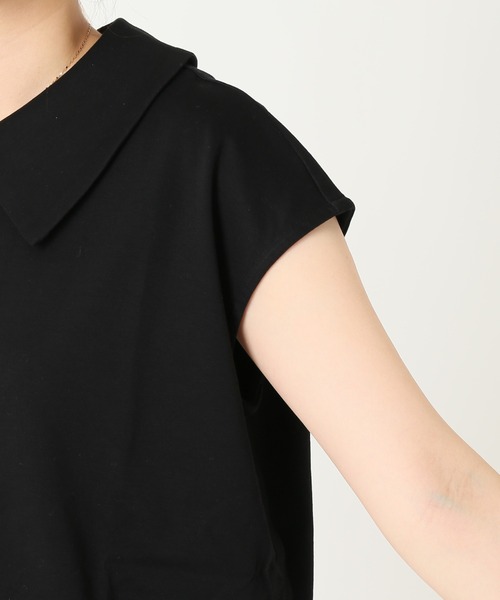 JOURNAL STANDARD(ジャーナルスタンダード)の「《WEB限定》オーガニックコットンポンチプルオーバー◆(Tシャツ/カットソー・レディース・ブラック/ネイビー・FREE)」の11枚目の写真