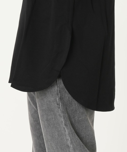 JOURNAL STANDARD(ジャーナルスタンダード)の「《WEB限定》オーガニックコットンポンチプルオーバー◆(Tシャツ/カットソー・レディース・ブラック/ネイビー・FREE)」の8枚目の写真