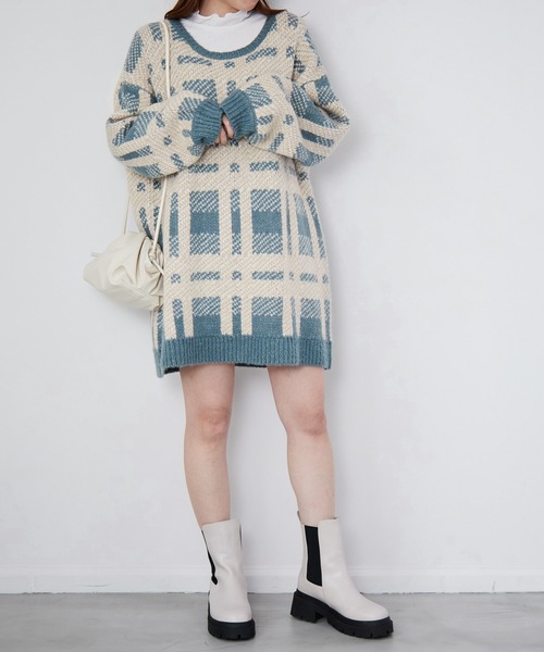 Heather（ヘザー）の「ボリュームサイドゴアブーツ　959471（ブーツ・レディース・アイボリー/ブラック・S/M/L）」の17枚目の写真