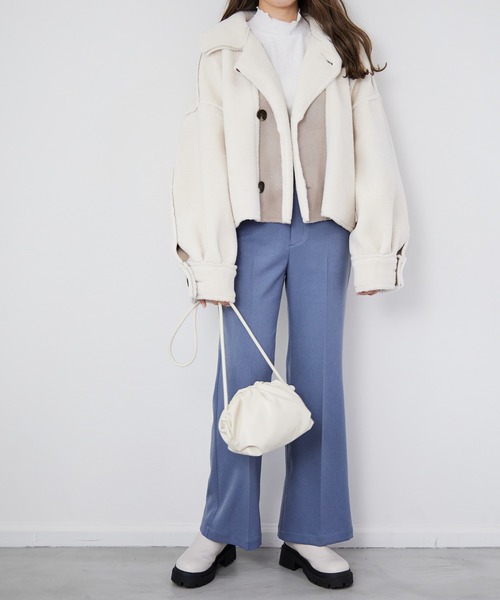 Heather（ヘザー）の「ボリュームサイドゴアブーツ　959471（ブーツ・レディース・アイボリー/ブラック・S/M/L）」の18枚目の写真